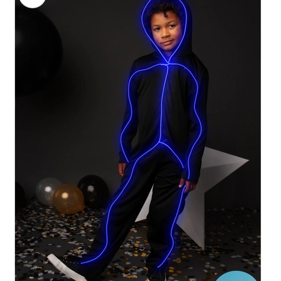 Chasing Fireflies Costumes Led Light Up Stickman Costume For Kids Poshmark